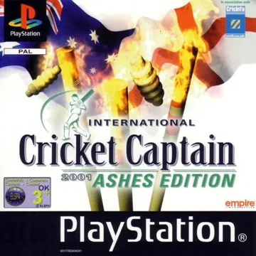 International Cricket Captain 2001 - Ashes Edition (EU) box cover front